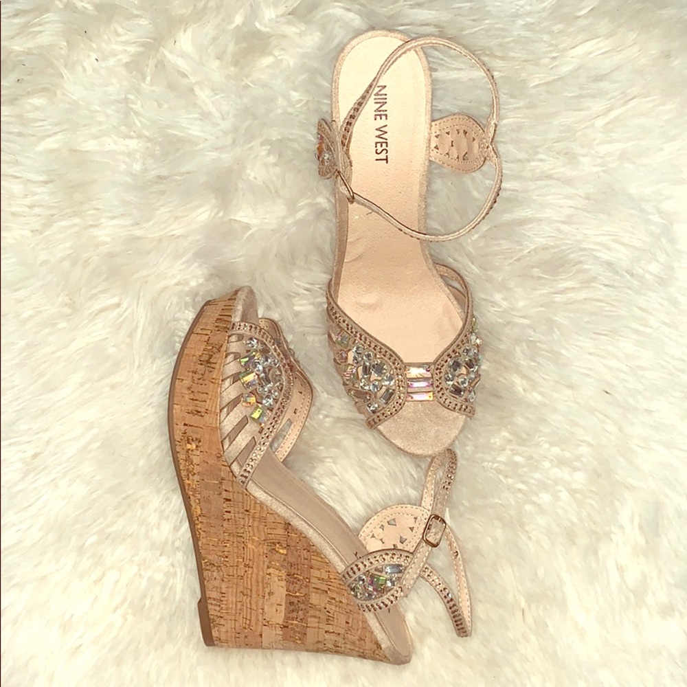 Nine West Wedge Sandal size 8